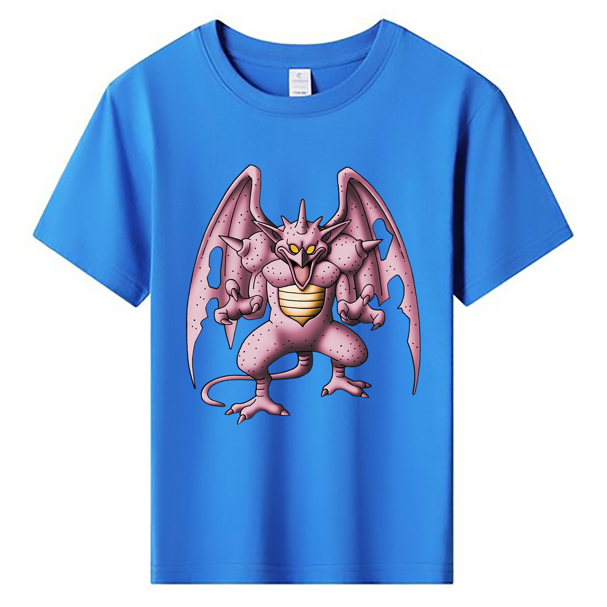 （画像用） ドラゴンクエスト Doragon Kuesuto Dragon Quest 綿100％キッズTシャツ（フロントプリント）